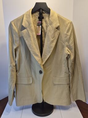 Express Women's Linen Blazer Jacket